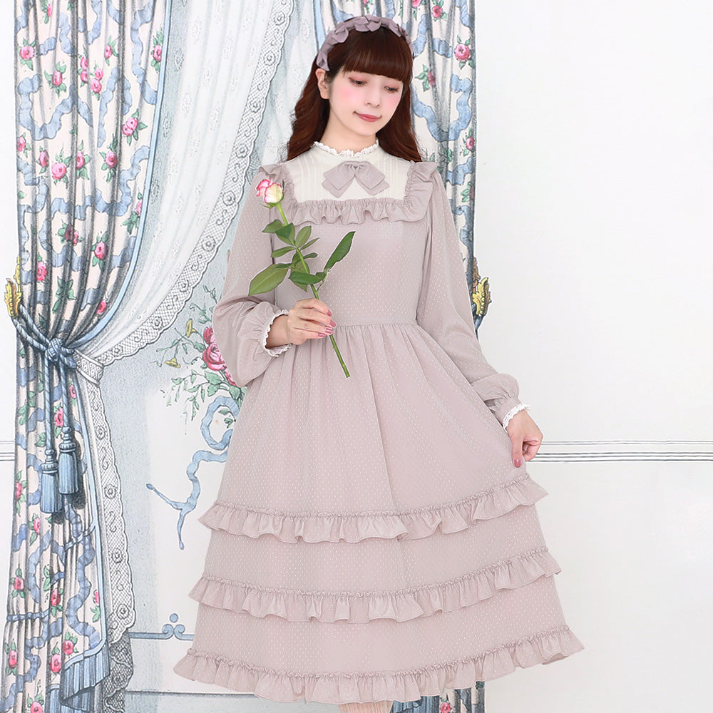 Shiny dot dress-Melody BasKet(メロディバスケット) – fraisier on-line