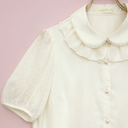 スノーカット半袖ブラウス