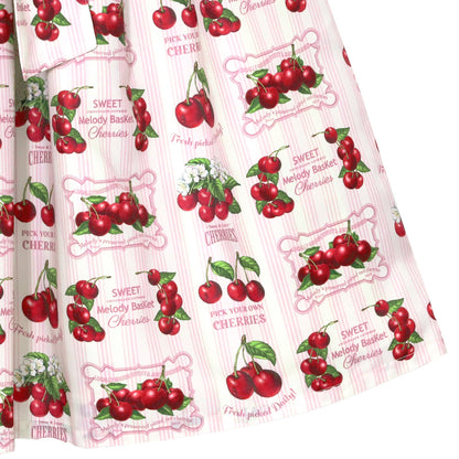 Fresh Cherry襟付きワンピース