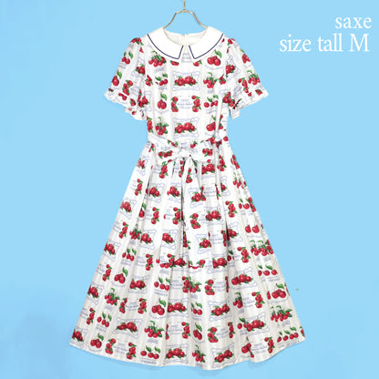 Fresh Cherry襟付きワンピース