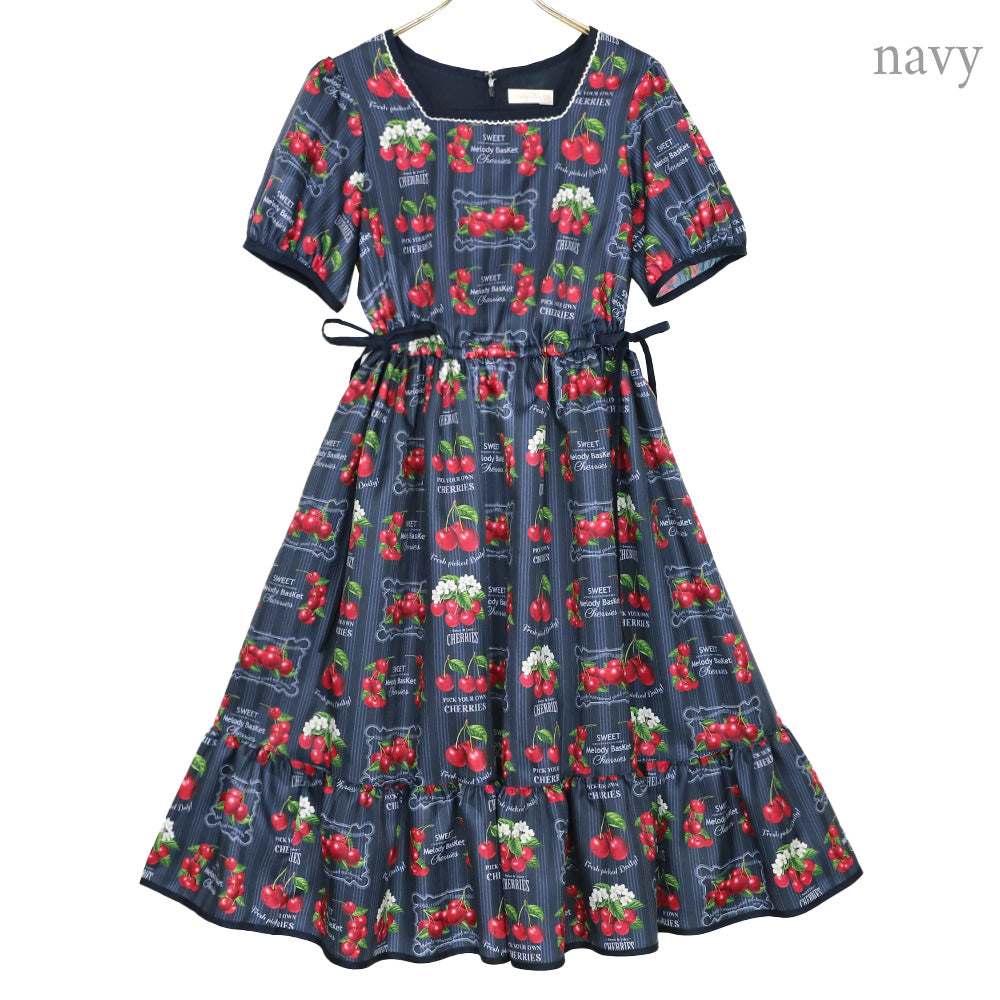 Fresh Cherryスクエアネックワンピース